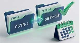 GST Monthly Filing GSTR-1 and 3B