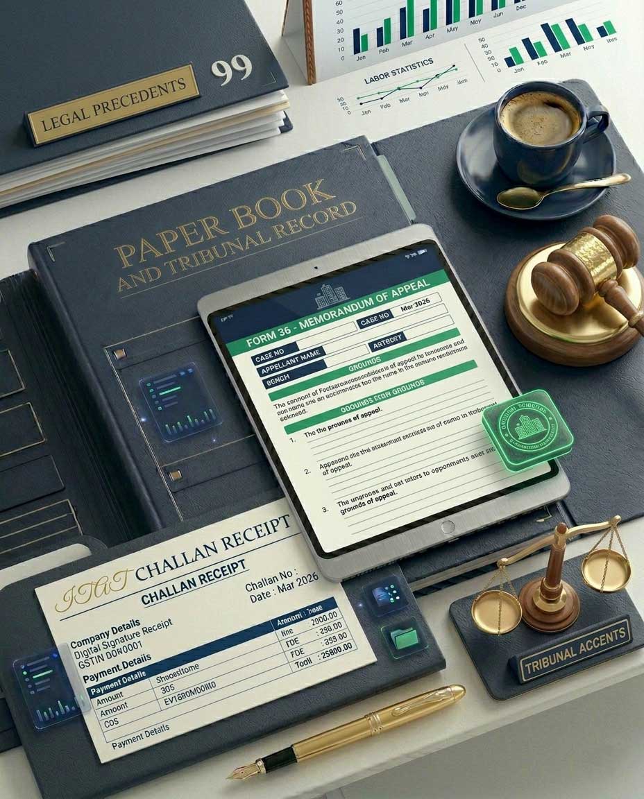 Form 36, Paper Books, and ITAT Filing Documents