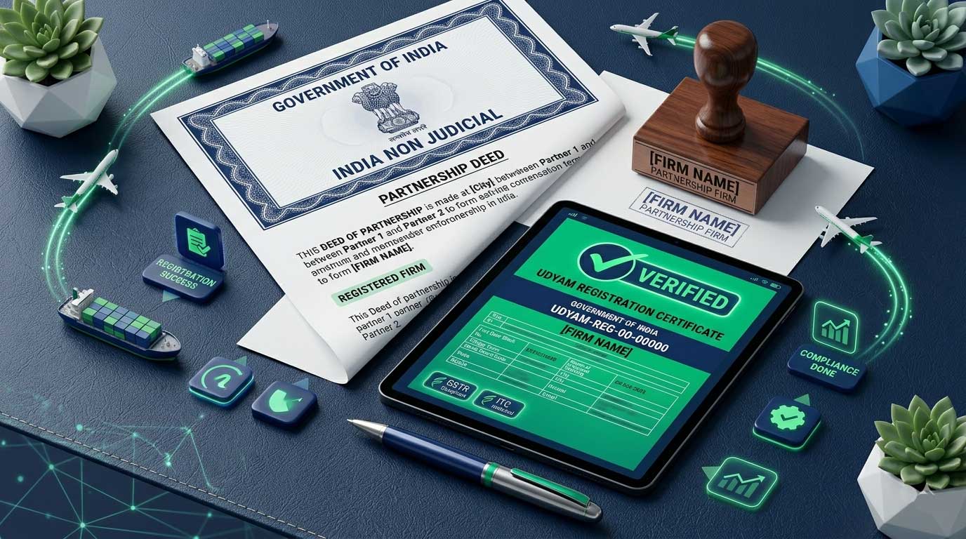 Documents for Partnership Deed and Sole Proprietorship